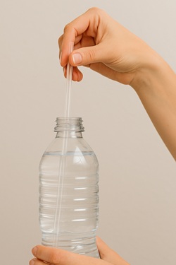 Insert straw